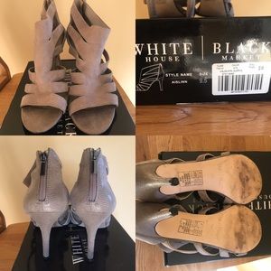 White House Black Market Gladiator Heel Sandals